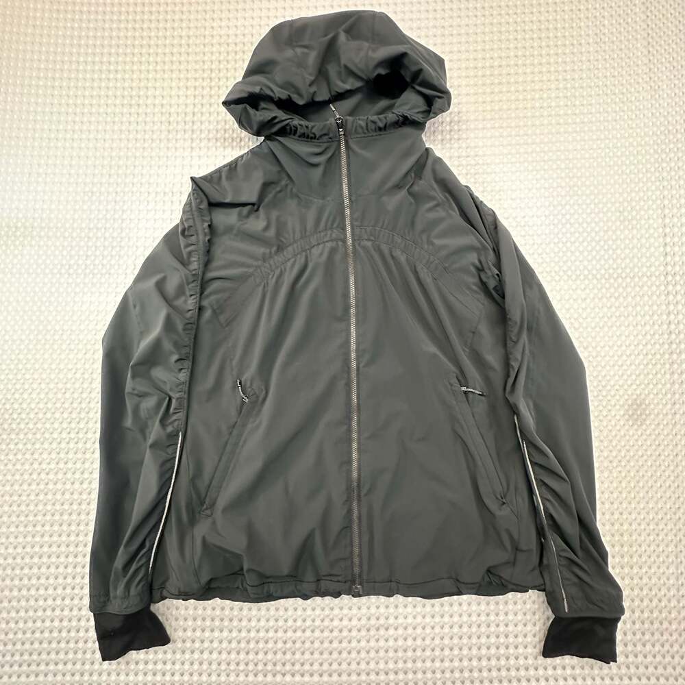 Lululemon Pack It Up Light Jacket Black Hooded Zip